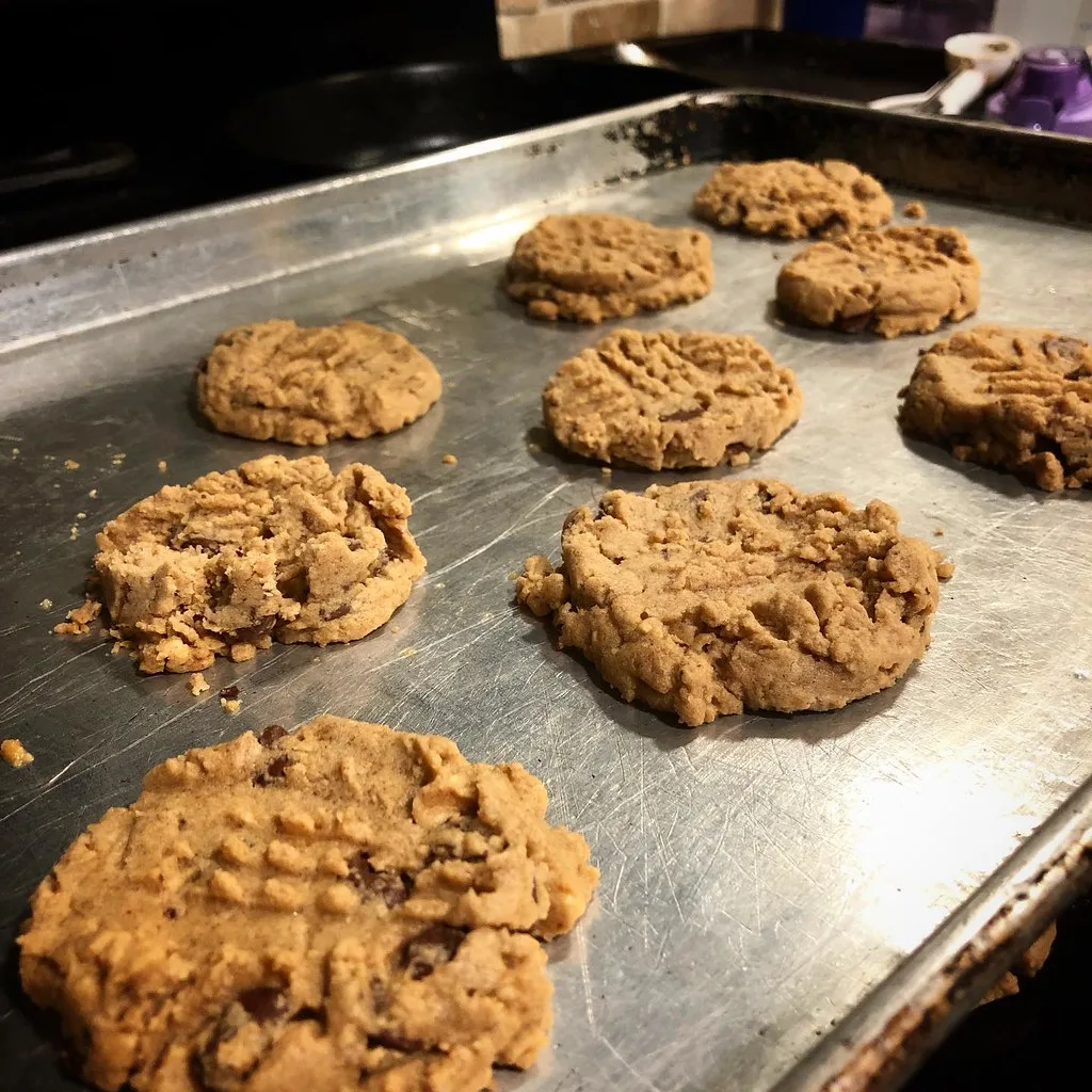 High-protein peanut butter cookies