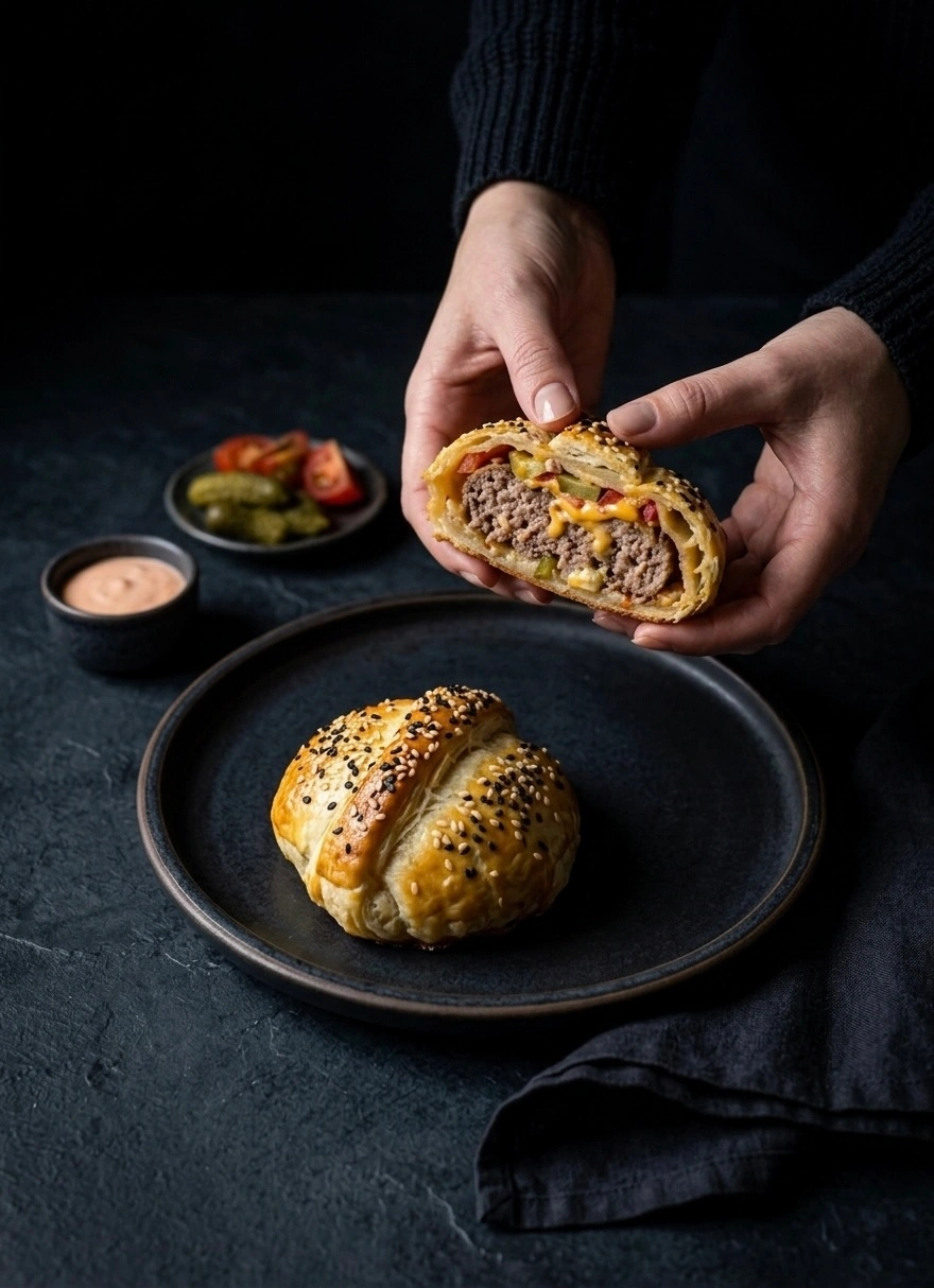 Baked Stuffed Burgers