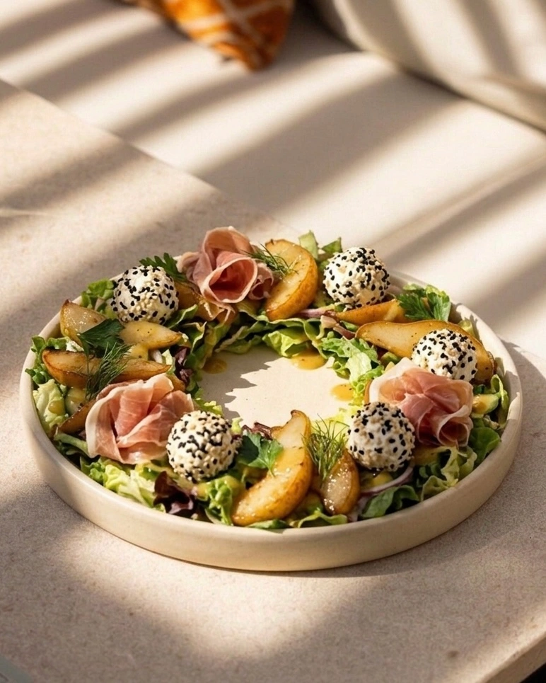 Pear and Prosciutto Salad