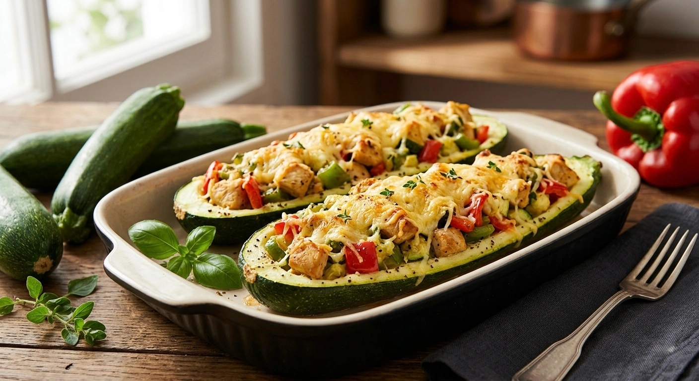 Stuffed Zucchini Boats