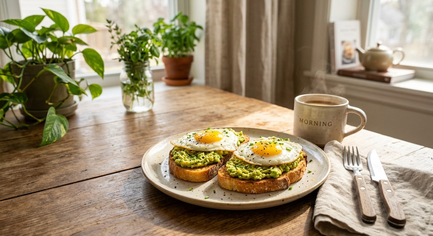 Avocado egg toast