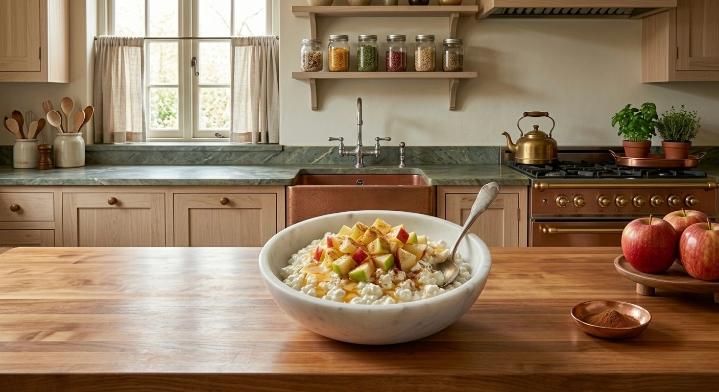 Cottage Cheese Apple Bowl