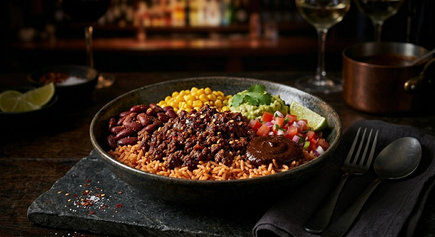 Spicy Beef Burrito Bowl