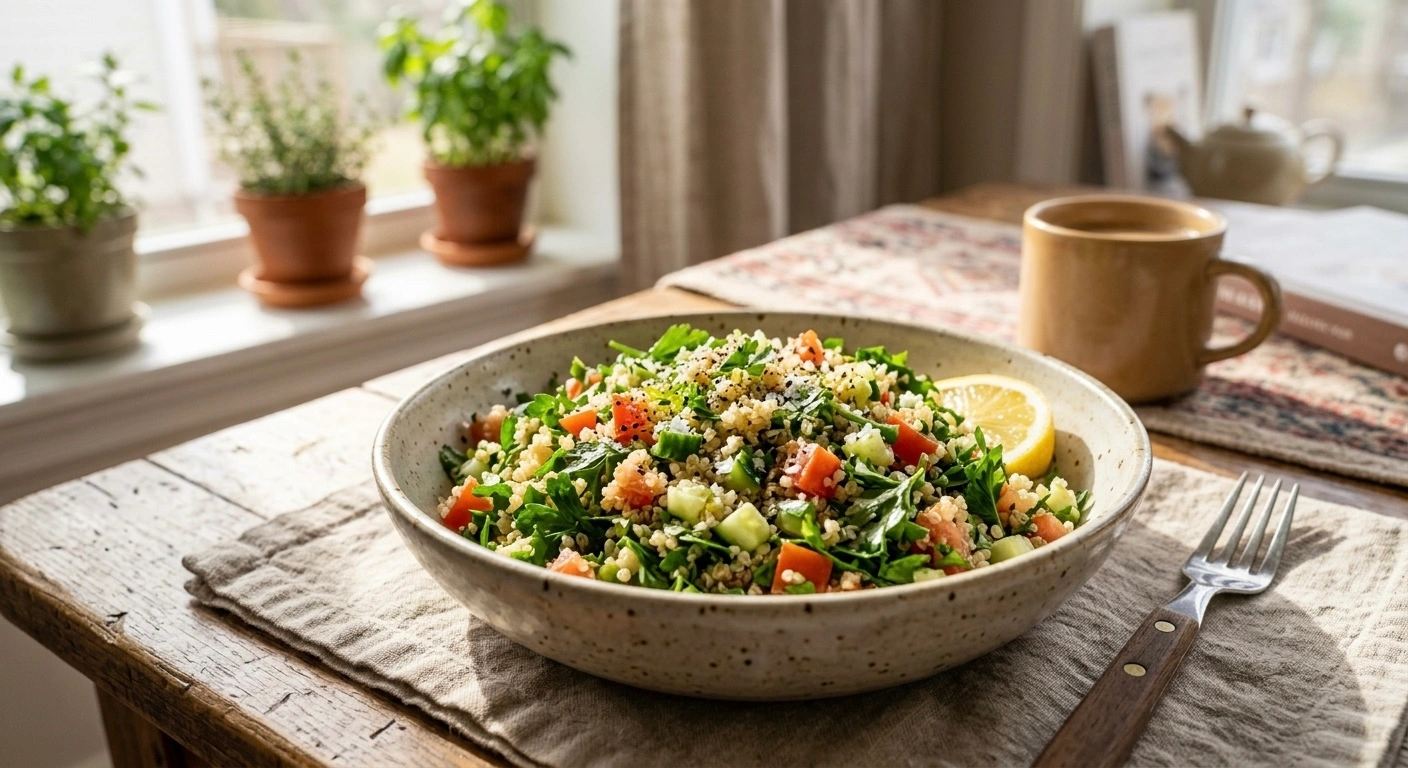 Quinoa tabbouleh salad