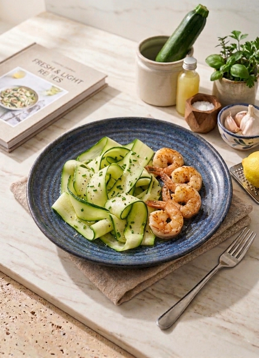 Shrimp Garlic Zoodles