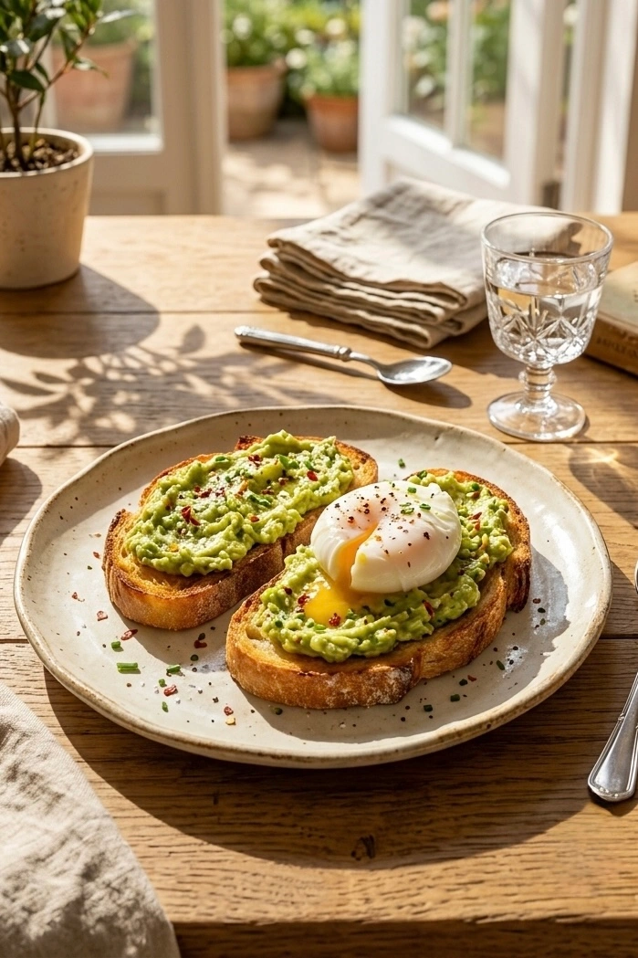 Avocado Toast with Poached Egg