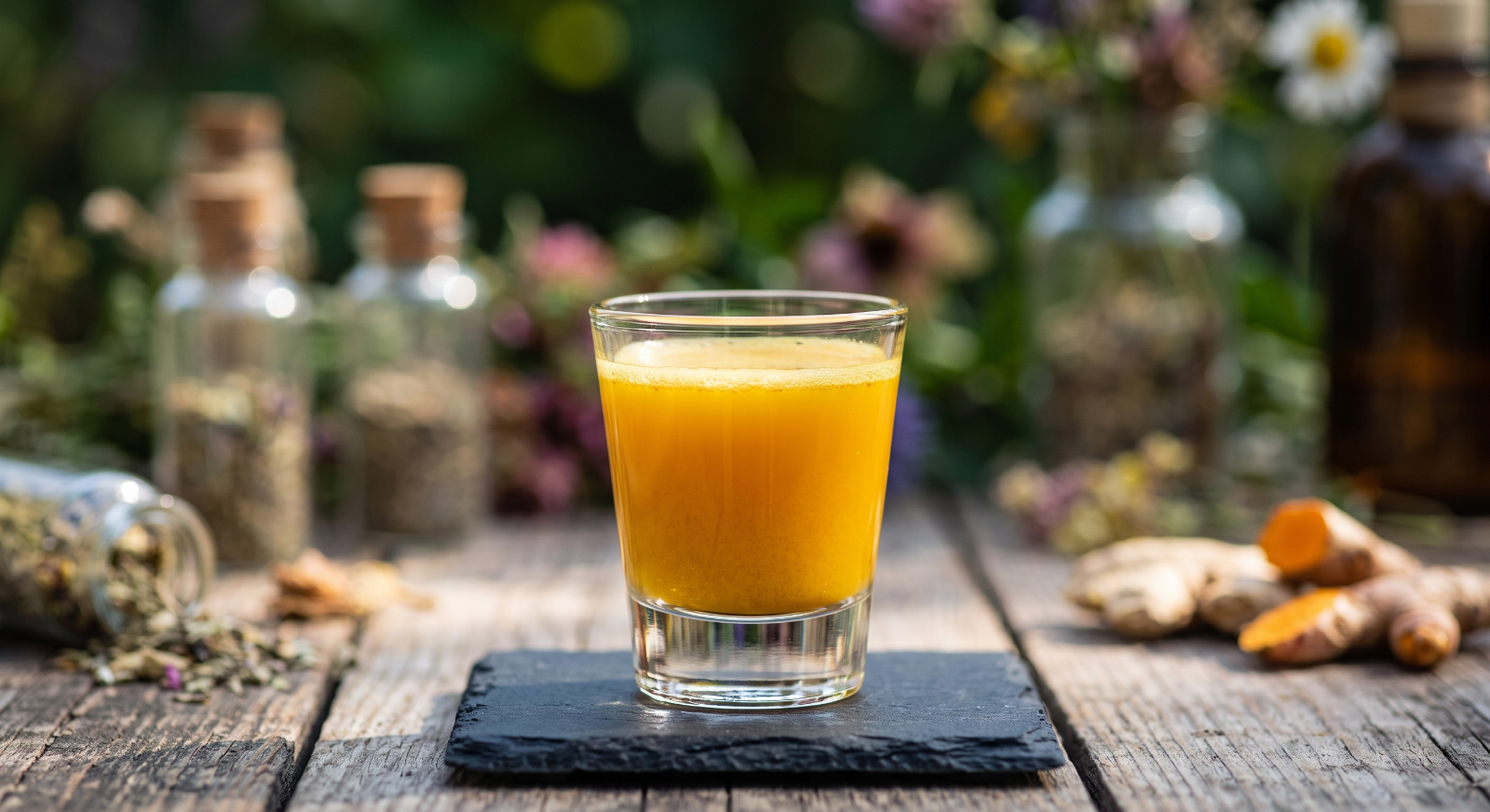 Gluten-free turmeric ginger shot