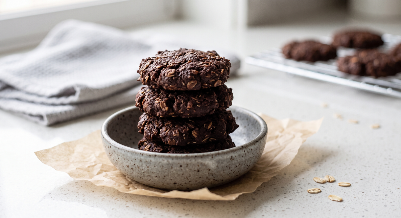 High-protein chocolate protein cookies