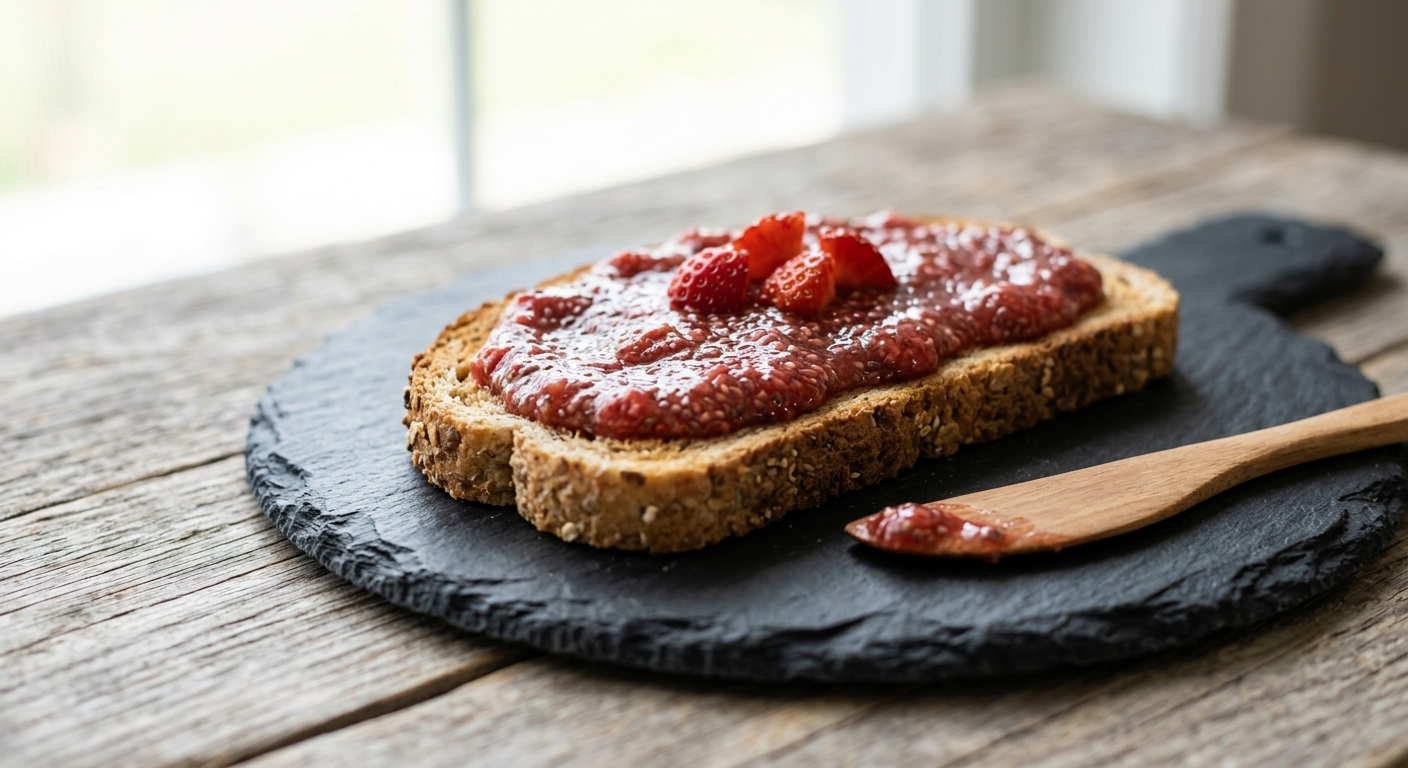 Strawberry Chia Jam on Toast