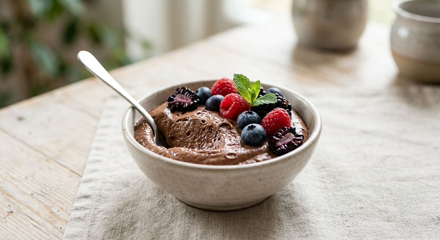 Cottage Cheese Chocolate Mousse