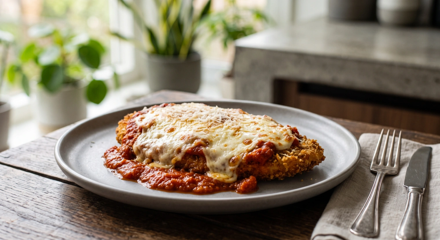 Classic chicken parmesan