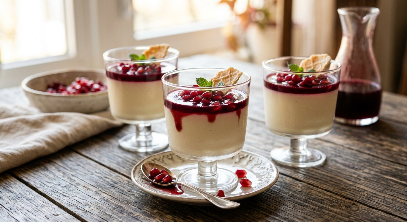 Greek Yogurt Panna Cotta