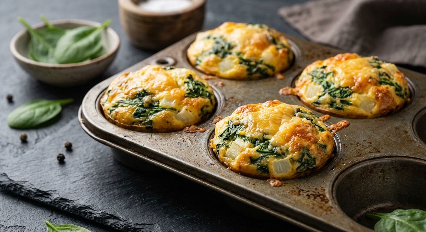 Egg & Spinach Muffins