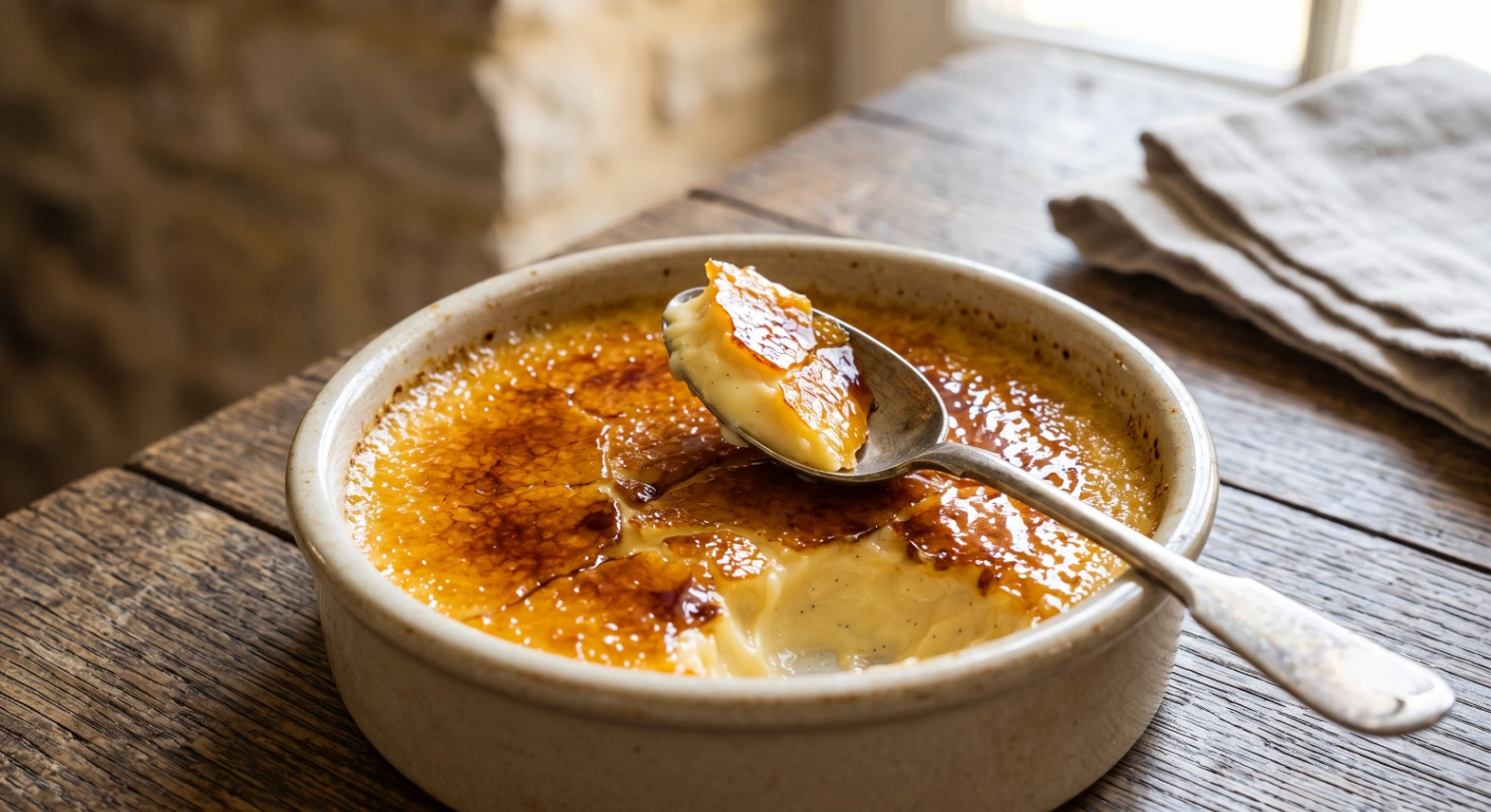 Classic crème brûlée