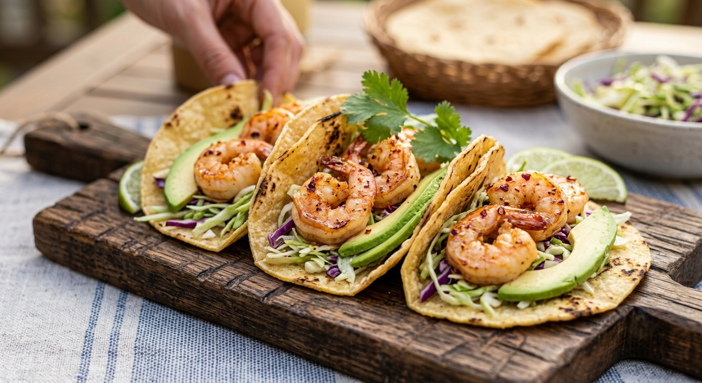 Spicy Shrimp Tacos