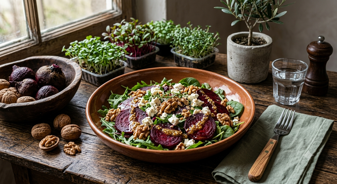 Beetroot & Walnut Salad