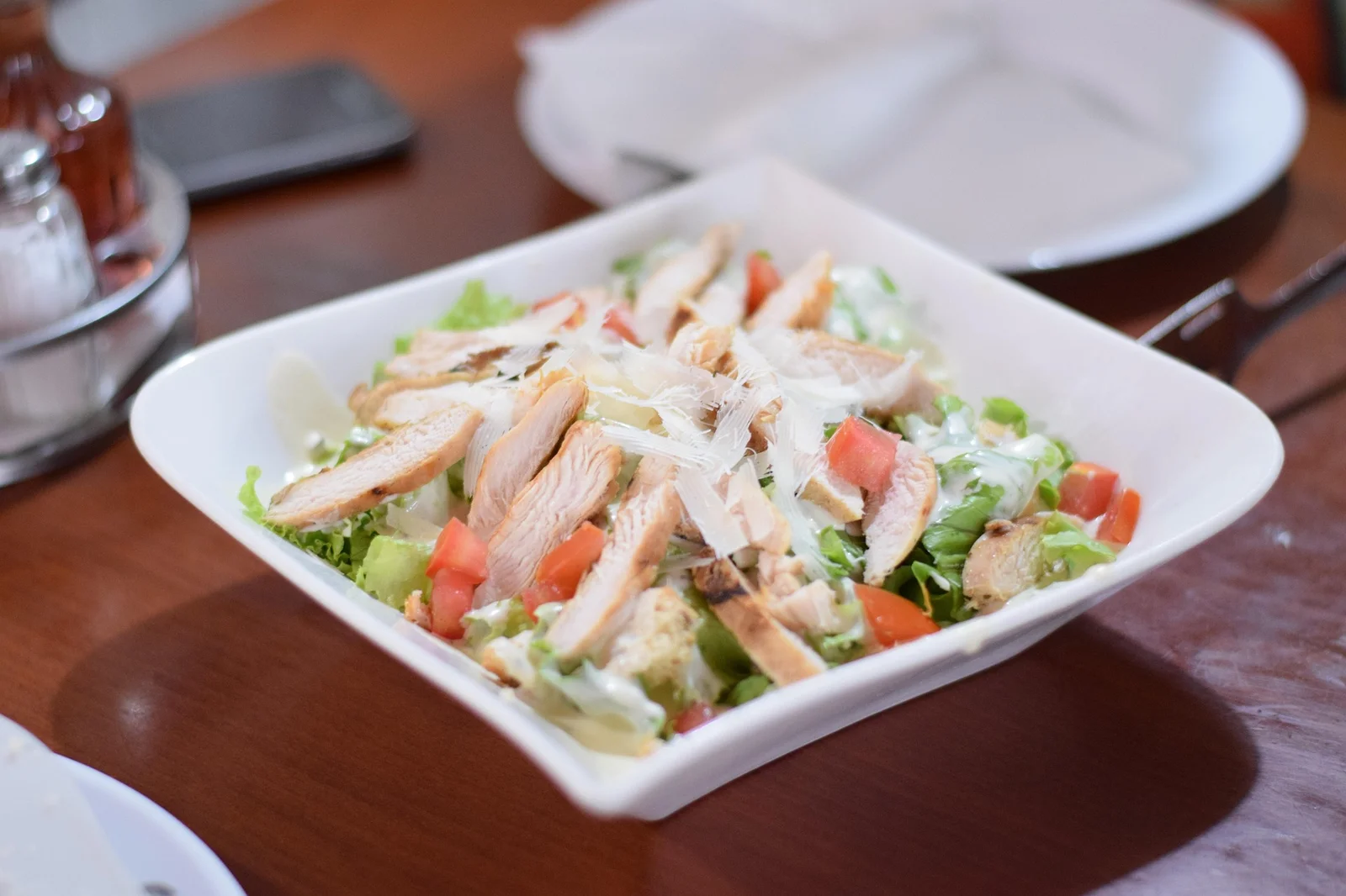 Warm chicken salad