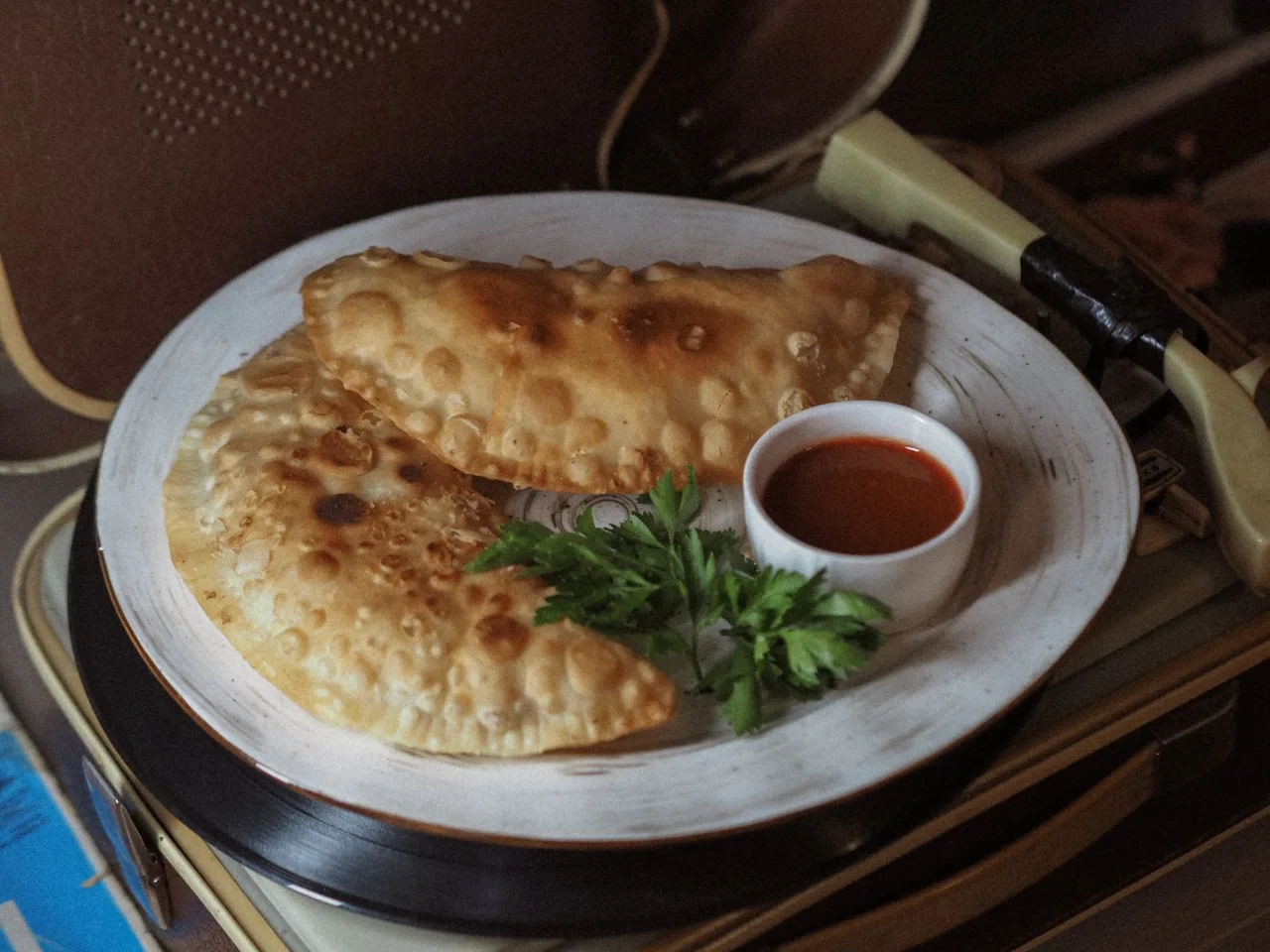 Chebureky with Meat