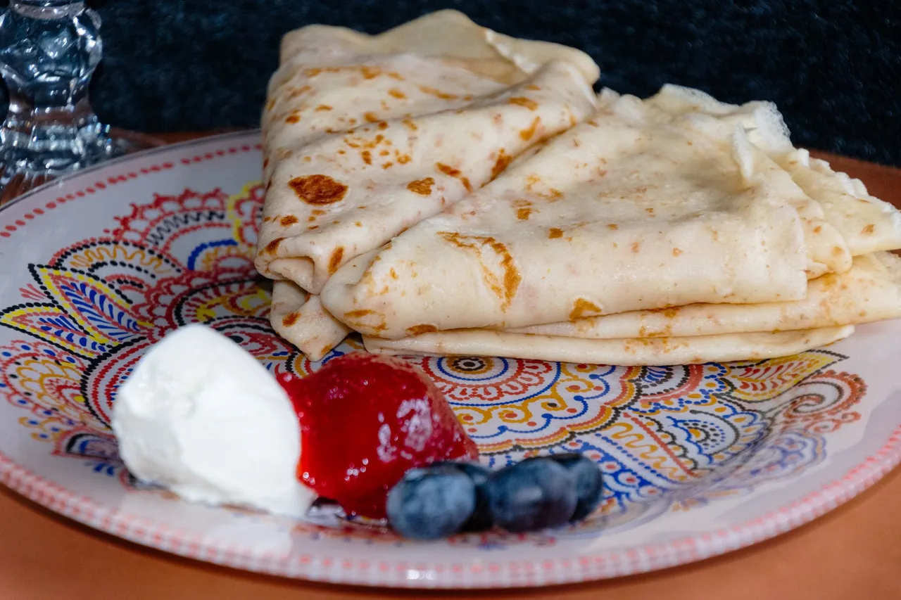 Nalysnyky with Sweet Cottage Cheese
