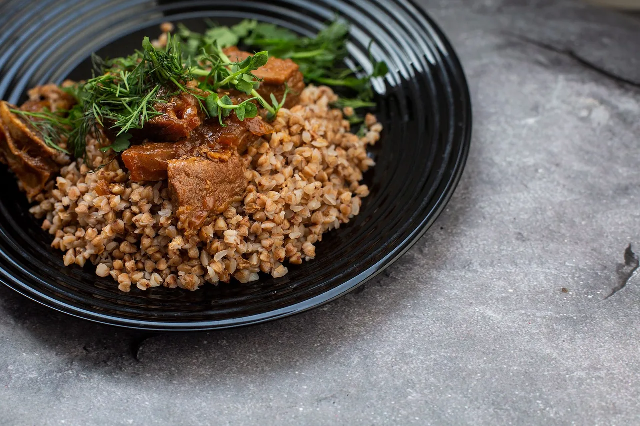 Buckwheat with Mushrooms and Caramelized Onions