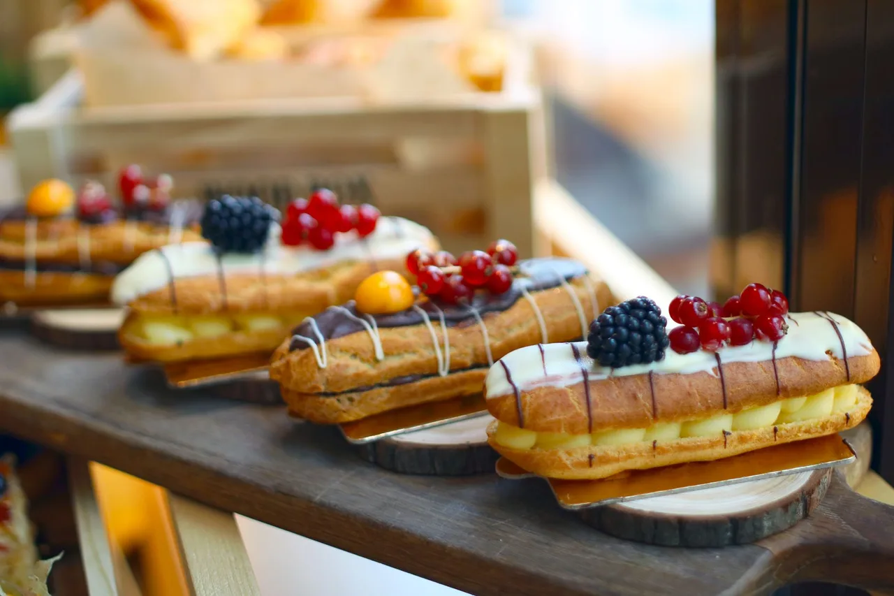 Classic Eclairs with Custard