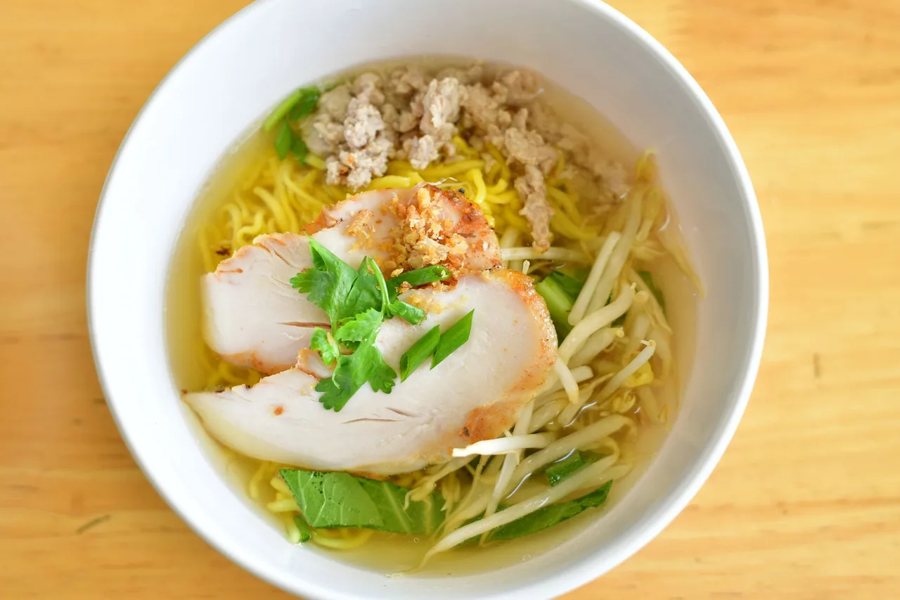 Classic chicken noodle soup