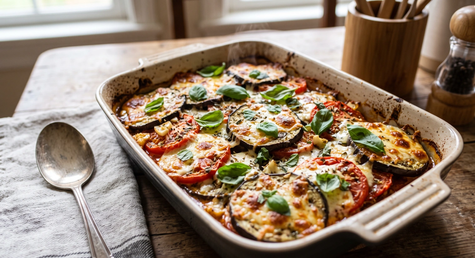 Eggplant & Tomato Bake
