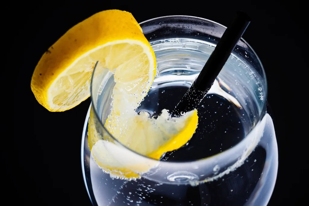 Spicy ginger lemon tonic