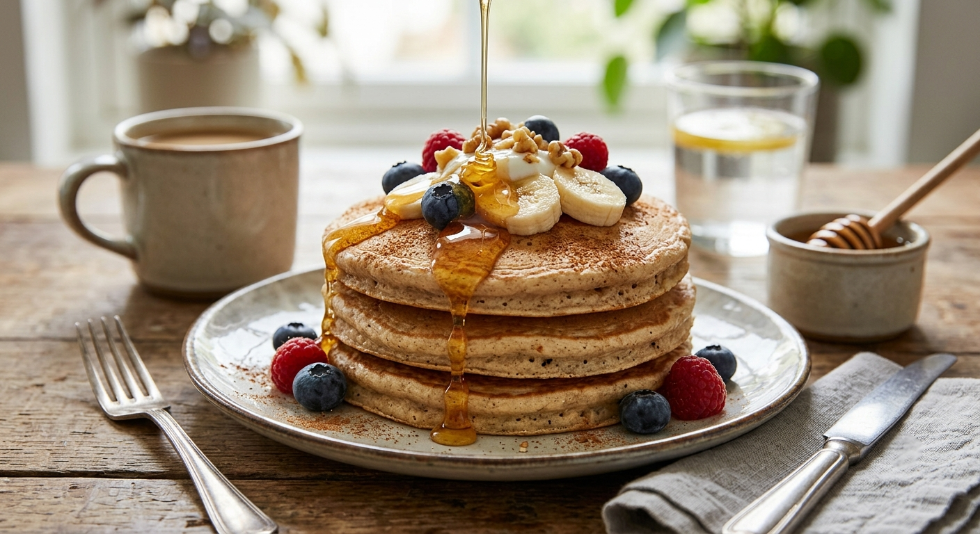 Protein pancake stack