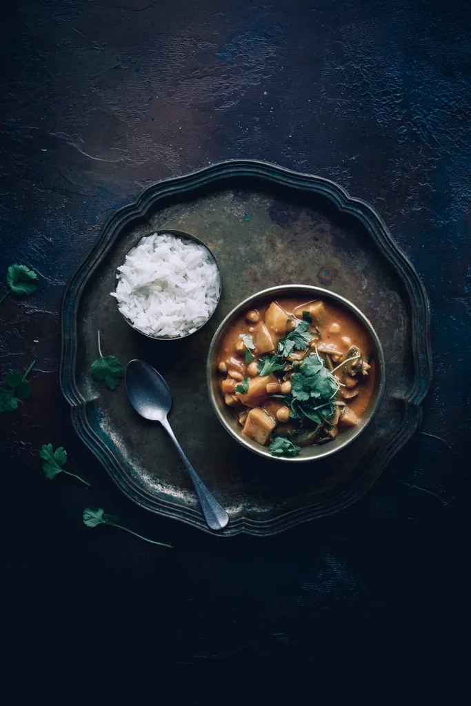 Vegan chickpea curry