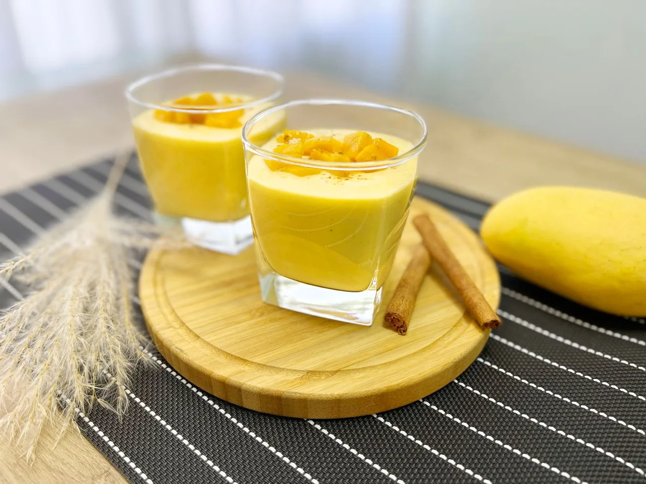 Lactose-free mango lassi