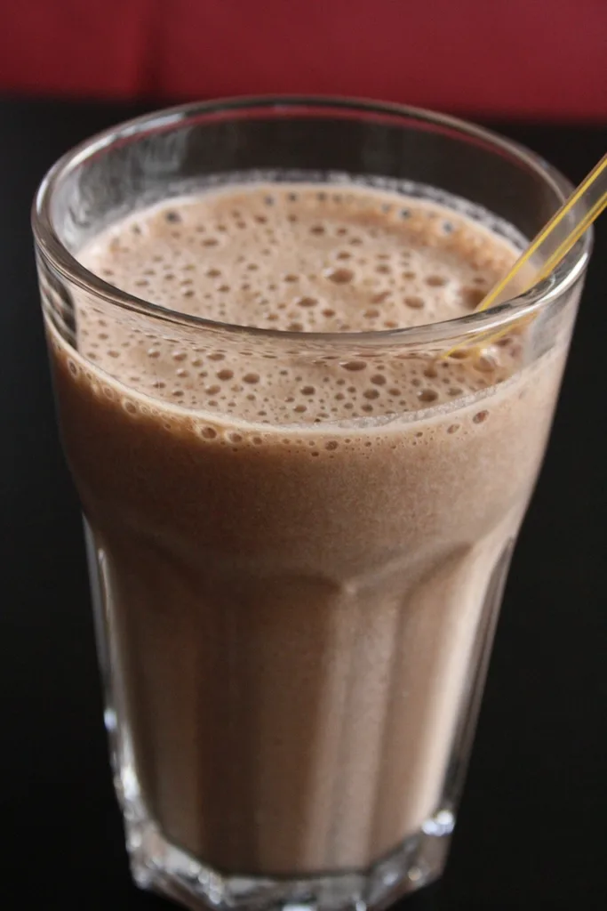 High-protein banana protein shake